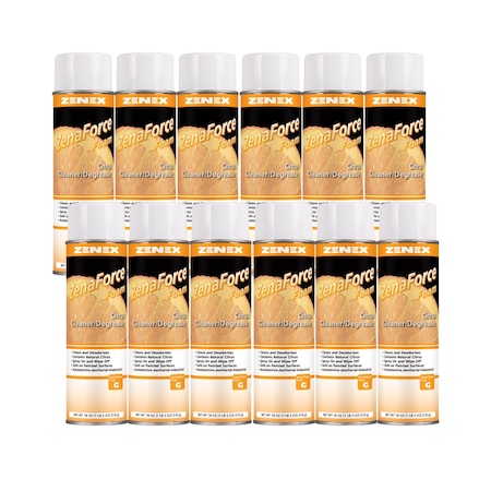 Zenex ZenaForce Foam Citrus Foaming Citrus Cleaner Degreaser net 18 oz., 12PK 496105